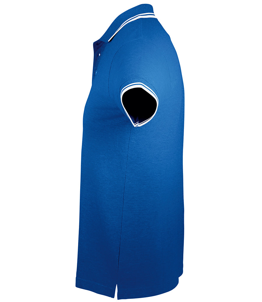 SOL'S Pasadena Tipped Cotton Piqué Polo Shirt