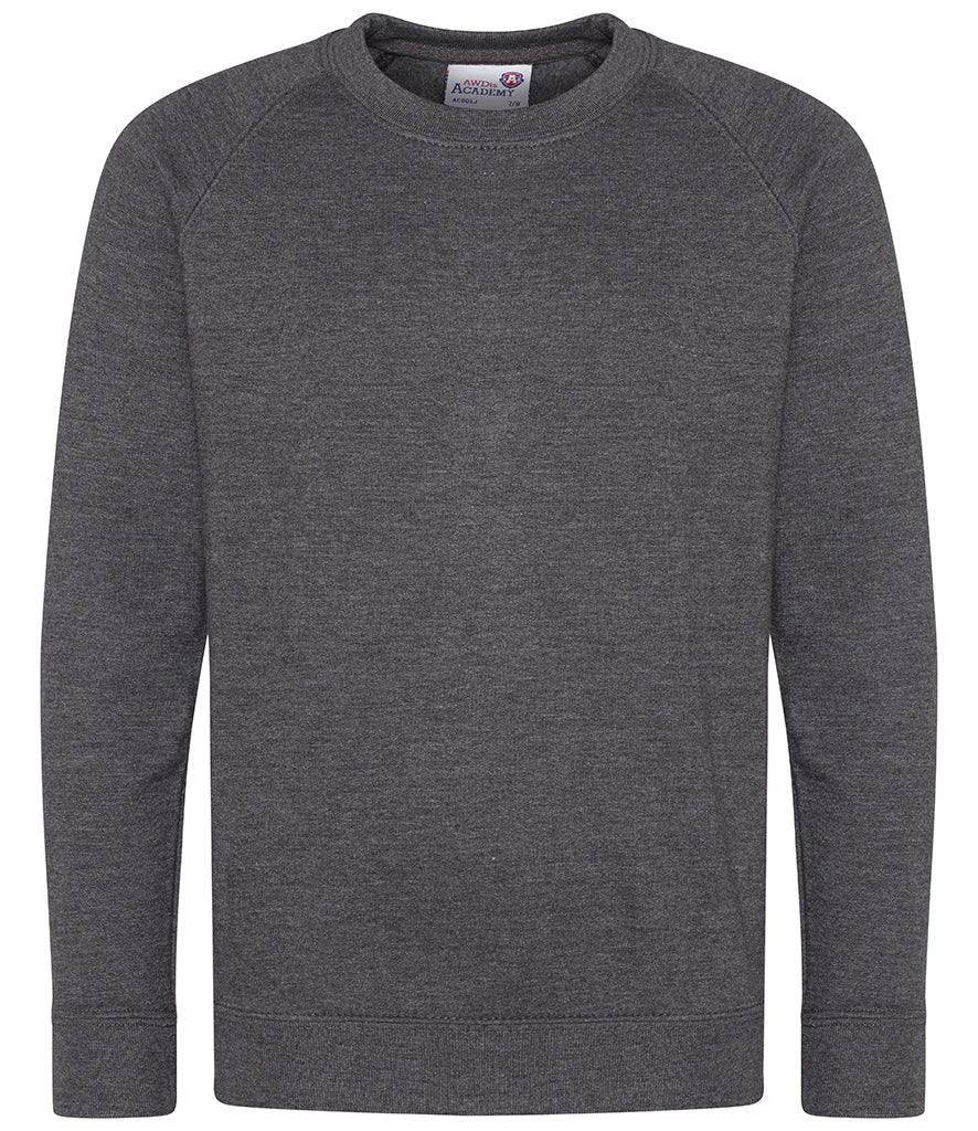 AWDis Academy Kids Raglan Sweatshirt