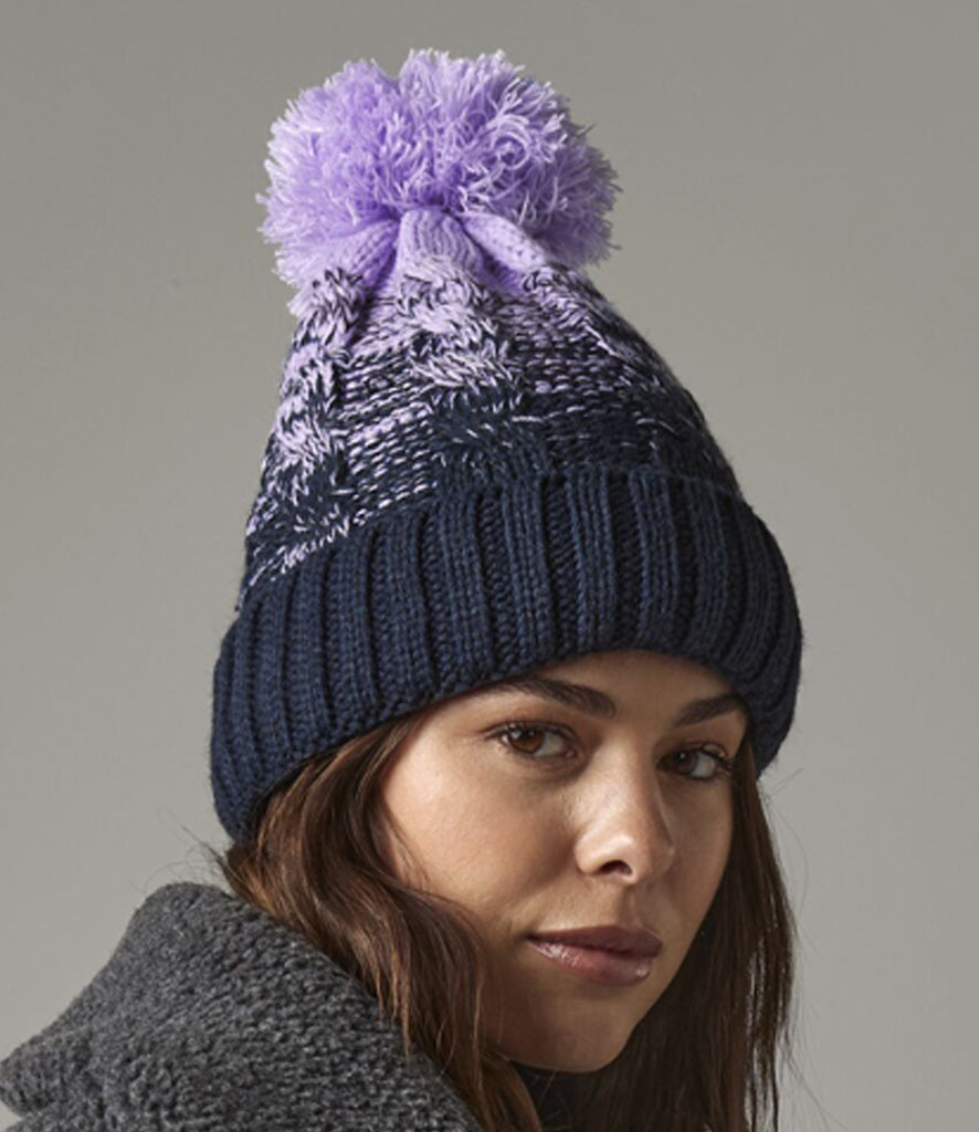 Beechfield Ombré Pom Pom Beanie