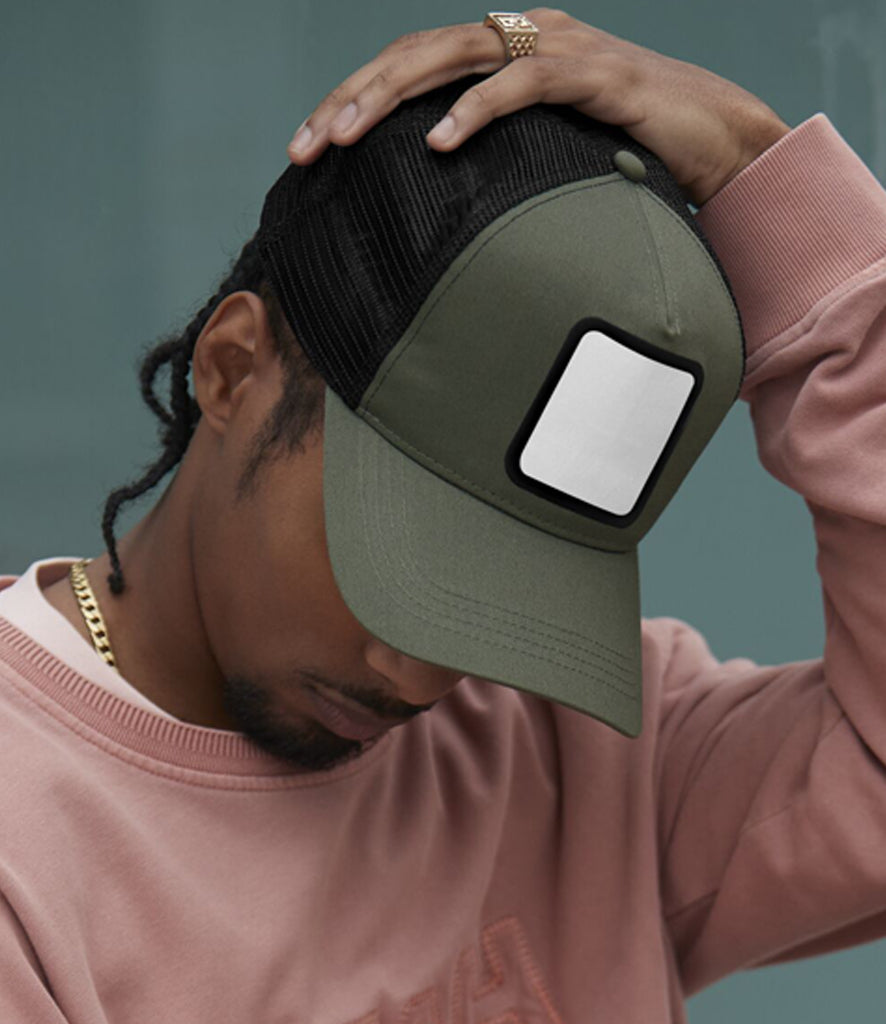 Beechfield Appliqué Patch 5 Panel Trucker Cap