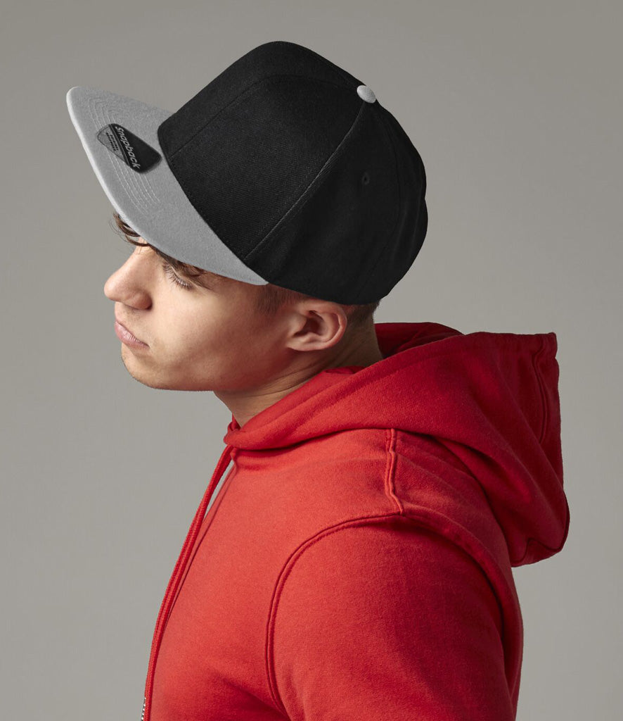 Beechfield Original Flat Peak 6 Panel Snapback Cap