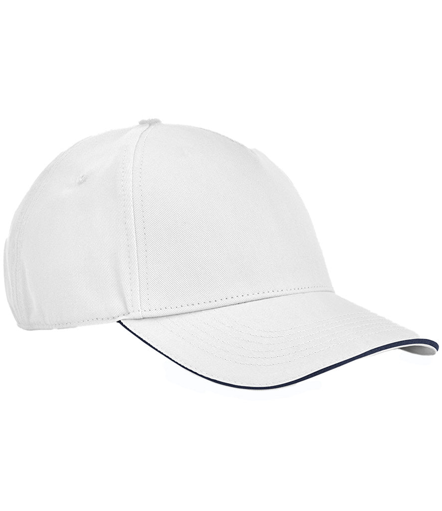 Beechfield EarthAware® Classic Organic Cotton 5 Panel Sandwich Peak Cap