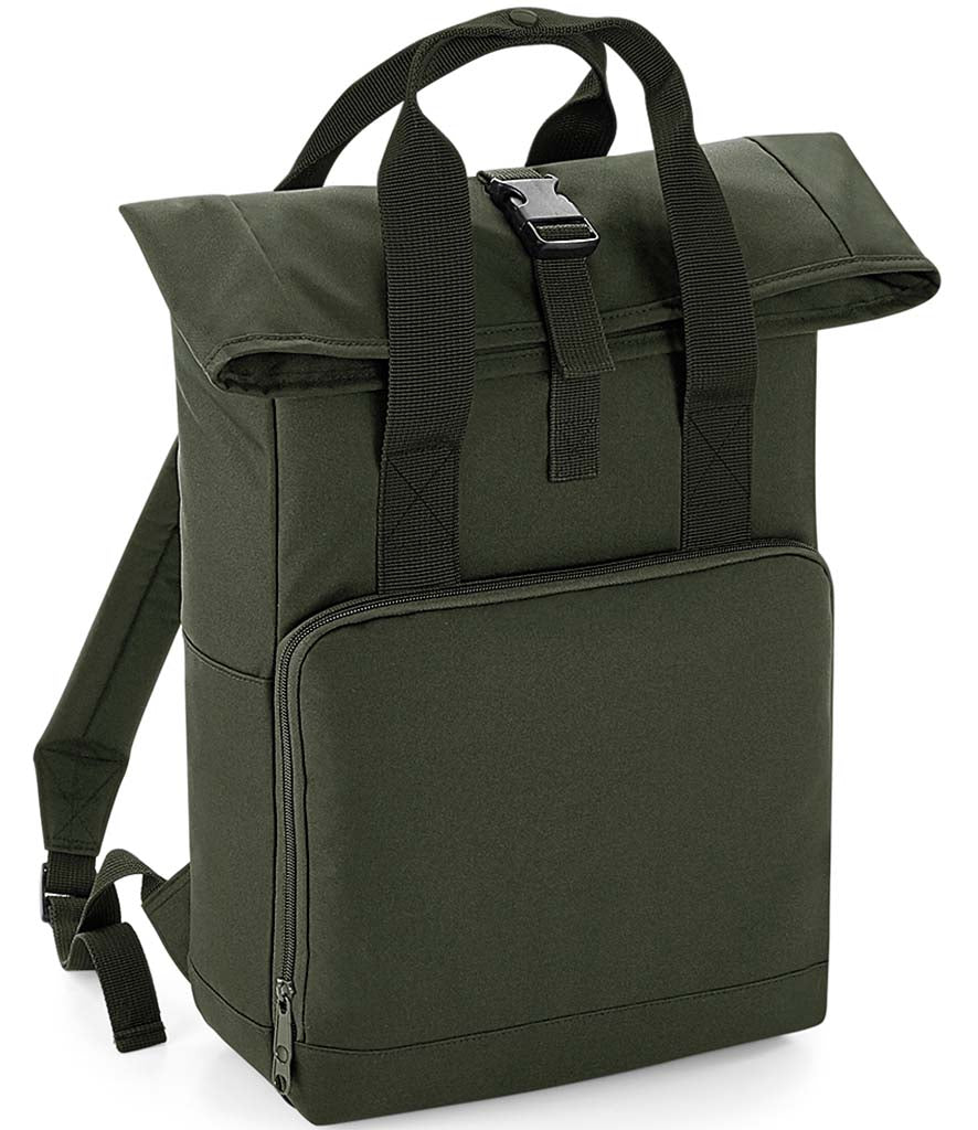 BagBase Recycled Twin Handle Roll-Top Backpack