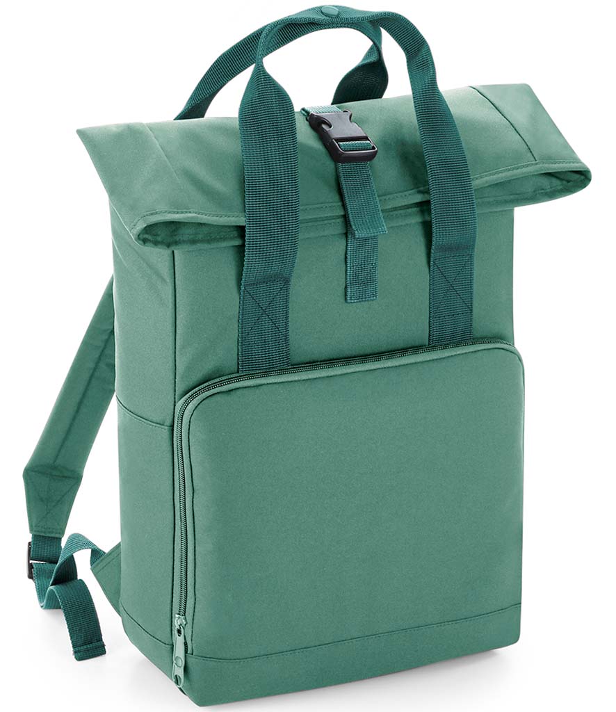 BagBase Recycled Twin Handle Roll-Top Backpack
