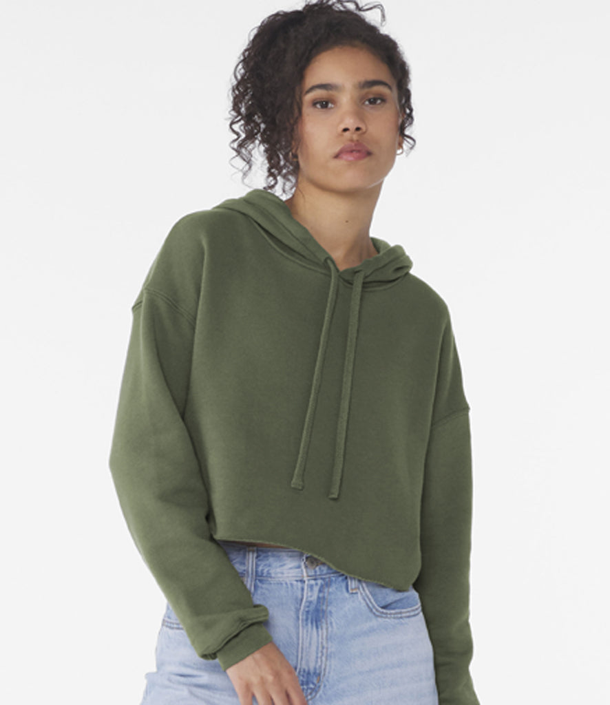 Bella Ladies Cropped Hoodie