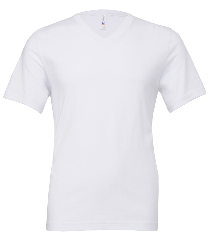 Canvas Unisex Jersey V Neck T-Shirt