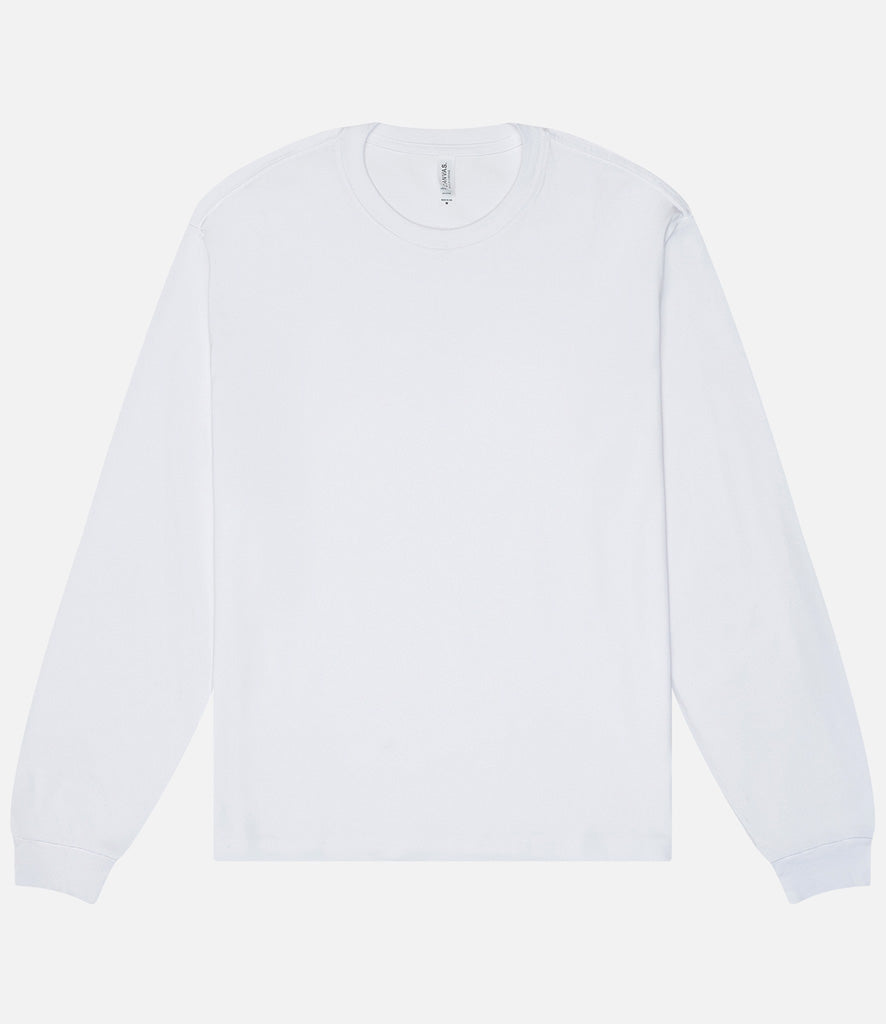 Canvas Unisex Heavyweight Long Sleeve Boxy T-Shirt