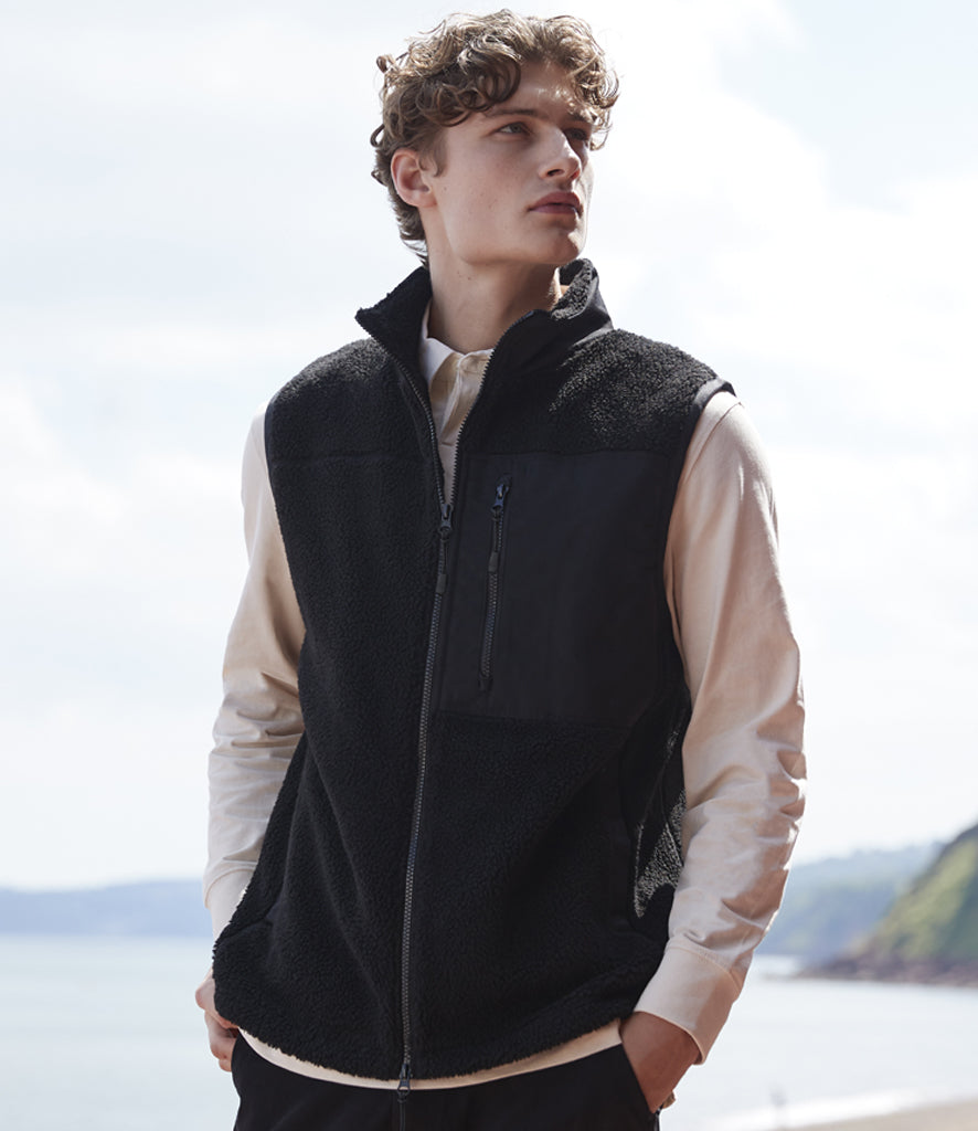 Front Row Recycled Sherpa Gilet