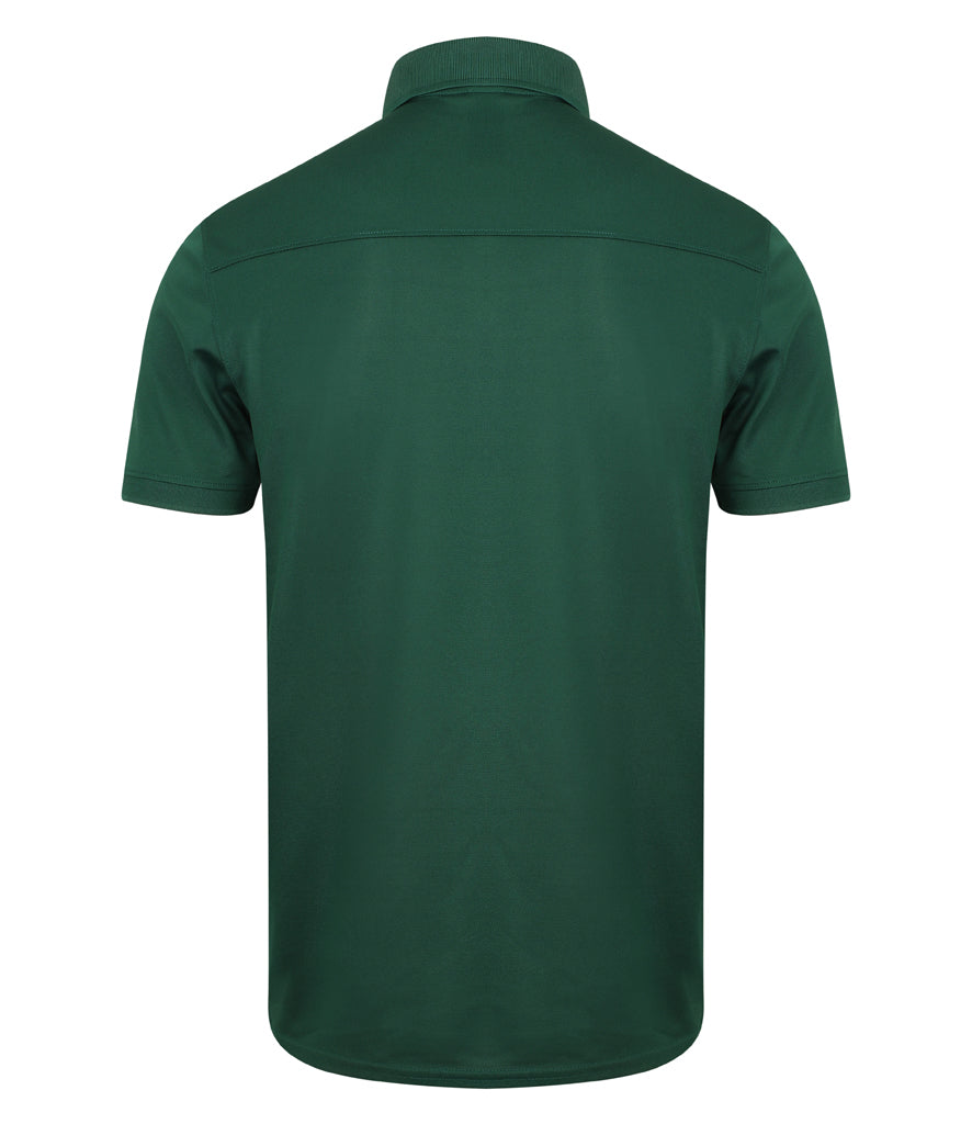 Henbury Slim Fit Stretch Microfine Piqué Polo Shirt