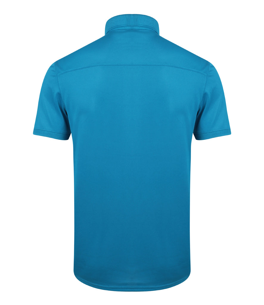 Henbury Slim Fit Stretch Microfine Piqué Polo Shirt