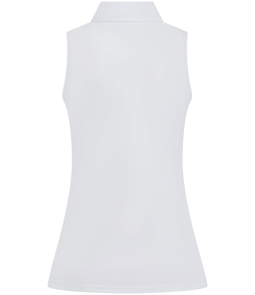 Henbury Ladies Sleeveless Coolplus® Polo Shirt