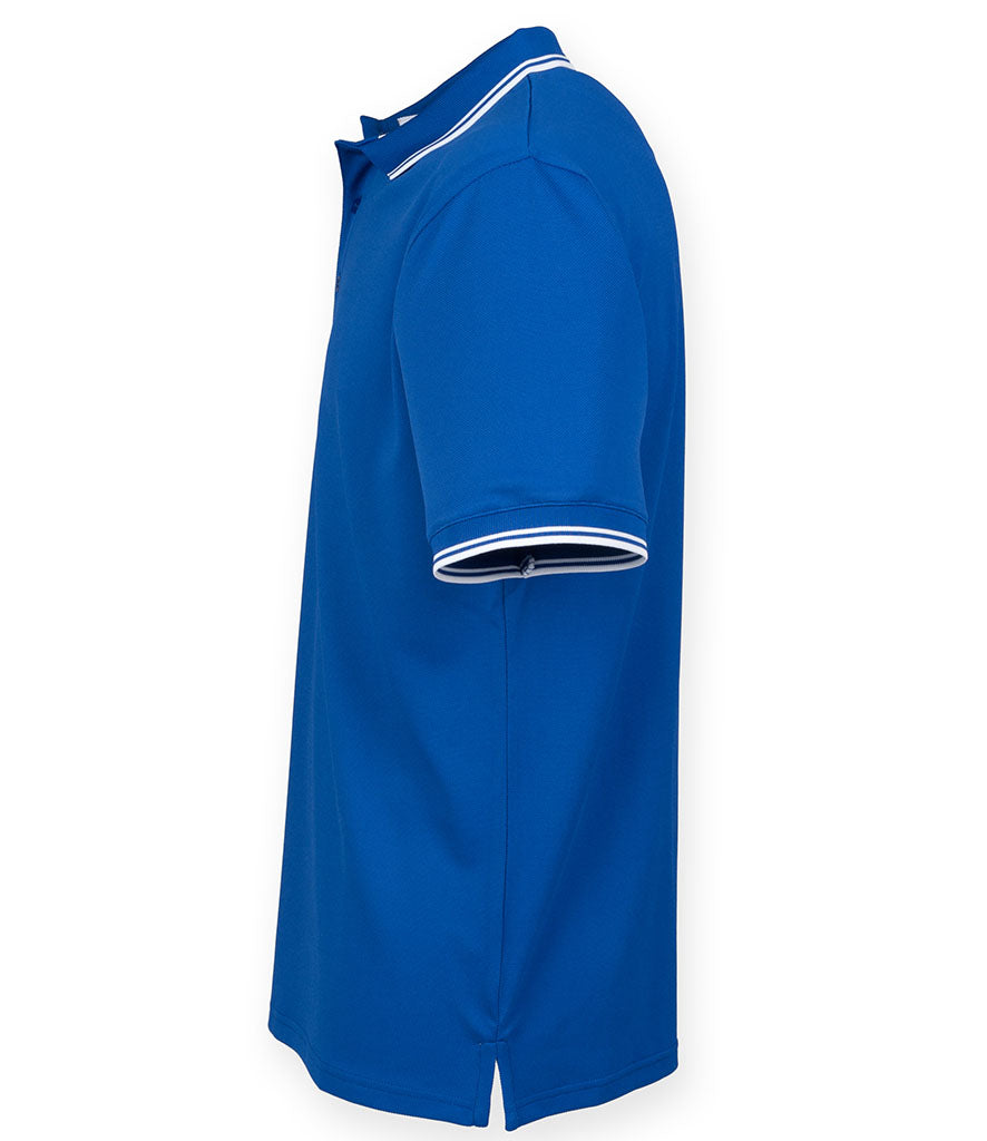 Henbury Coolplus® Tipped Polo Shirt