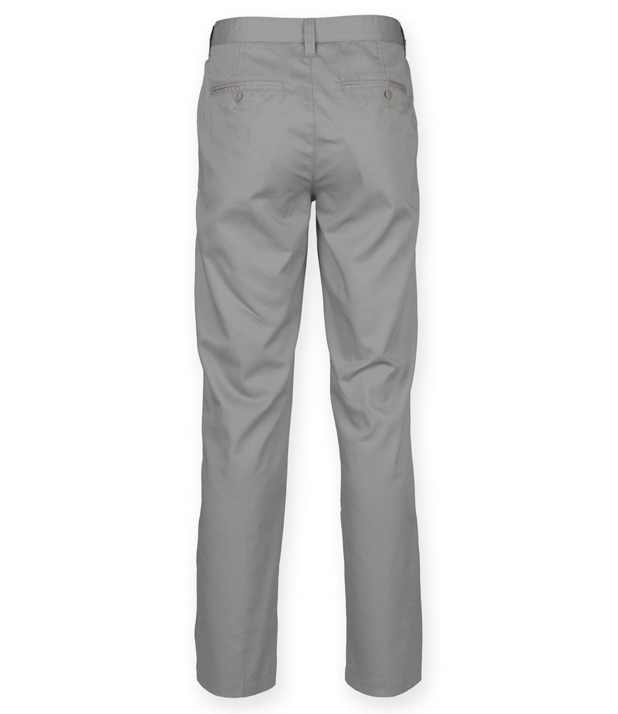 Henbury 65/35 Flat Fronted Chino Trousers