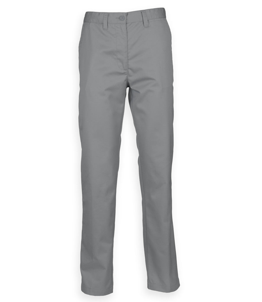 Henbury 65/35 Flat Fronted Chino Trousers