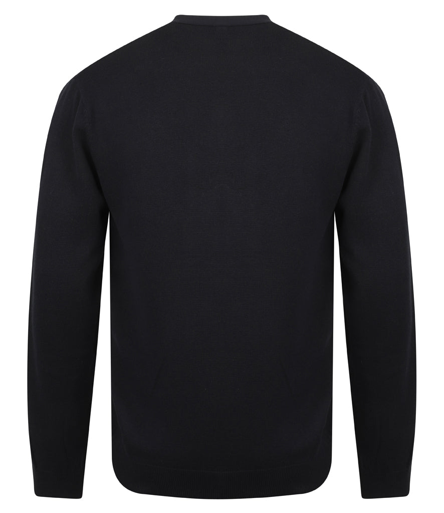 Henbury Lightweight Cotton Acrylic V Neck Cardigan
