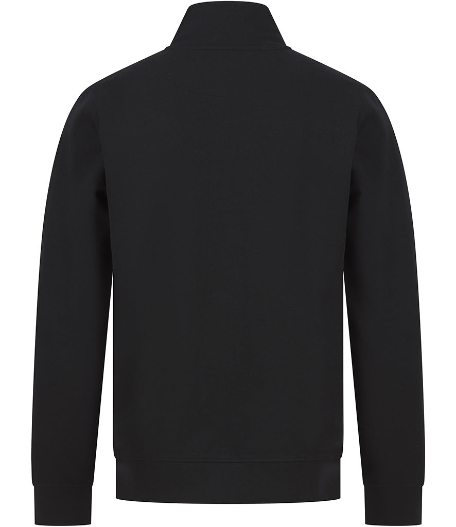 Henbury Unisex Sustainable 1/4 Zip Sweatshirt