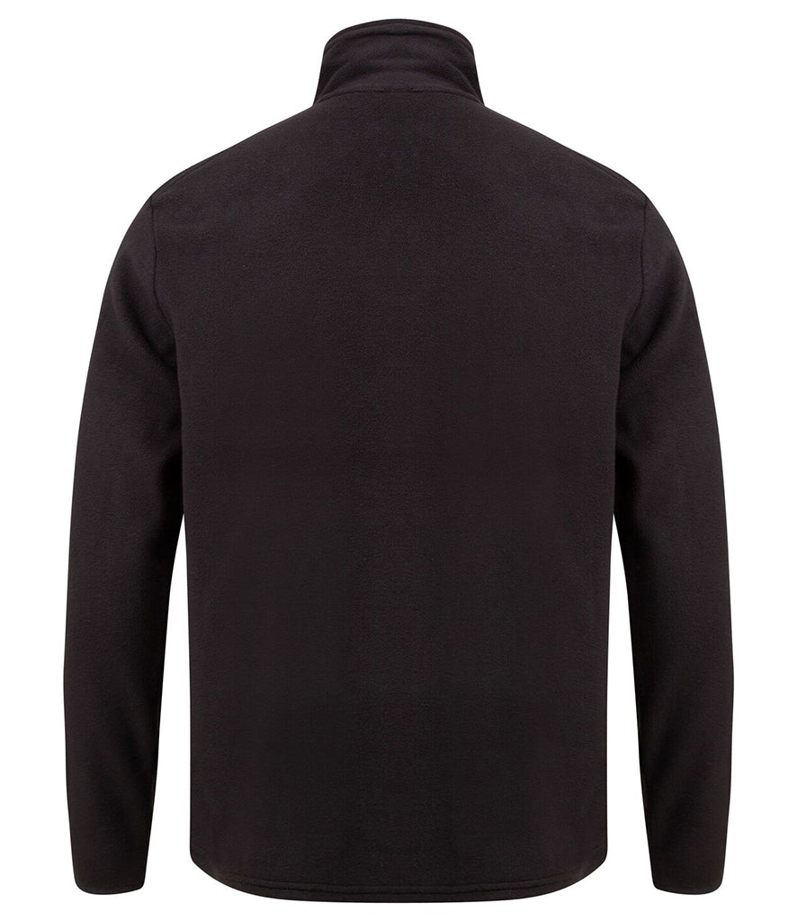 Henbury Zip Neck Micro Fleece