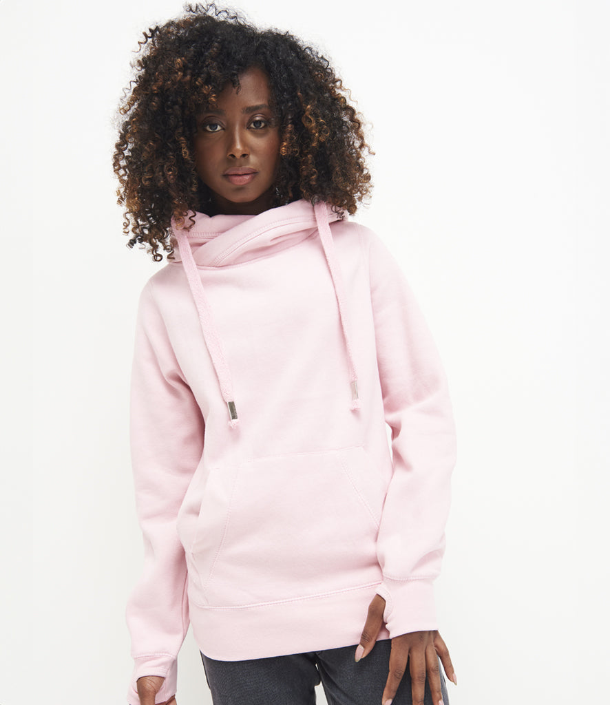 AWDis Cross Neck Hoodie