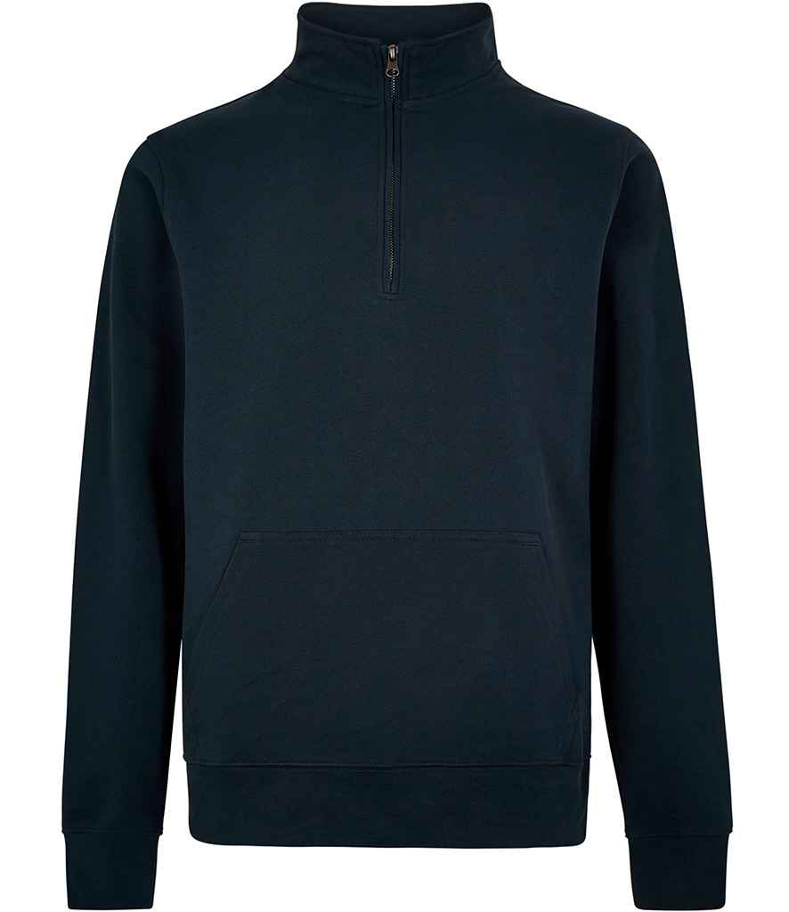 Kustom Kit Regular Fit 1/4 Zip Piqué Sweatshirt