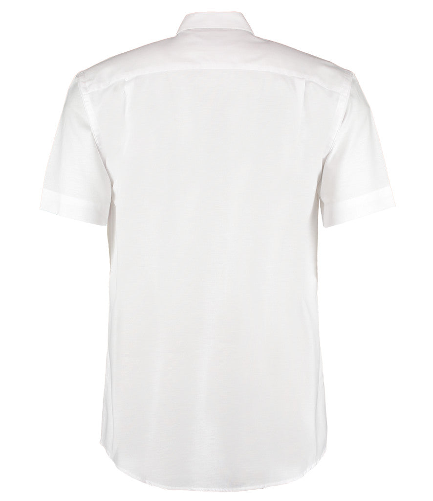 Kustom Kit Short Sleeve Classic Fit Workwear Oxford Shirt