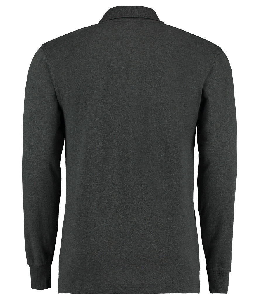 Kustom Kit Long Sleeve Poly/Cotton Piqué Polo Shirt