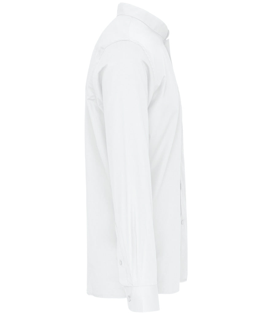 Kariban Long Sleeve Mandarin Collar Shirt