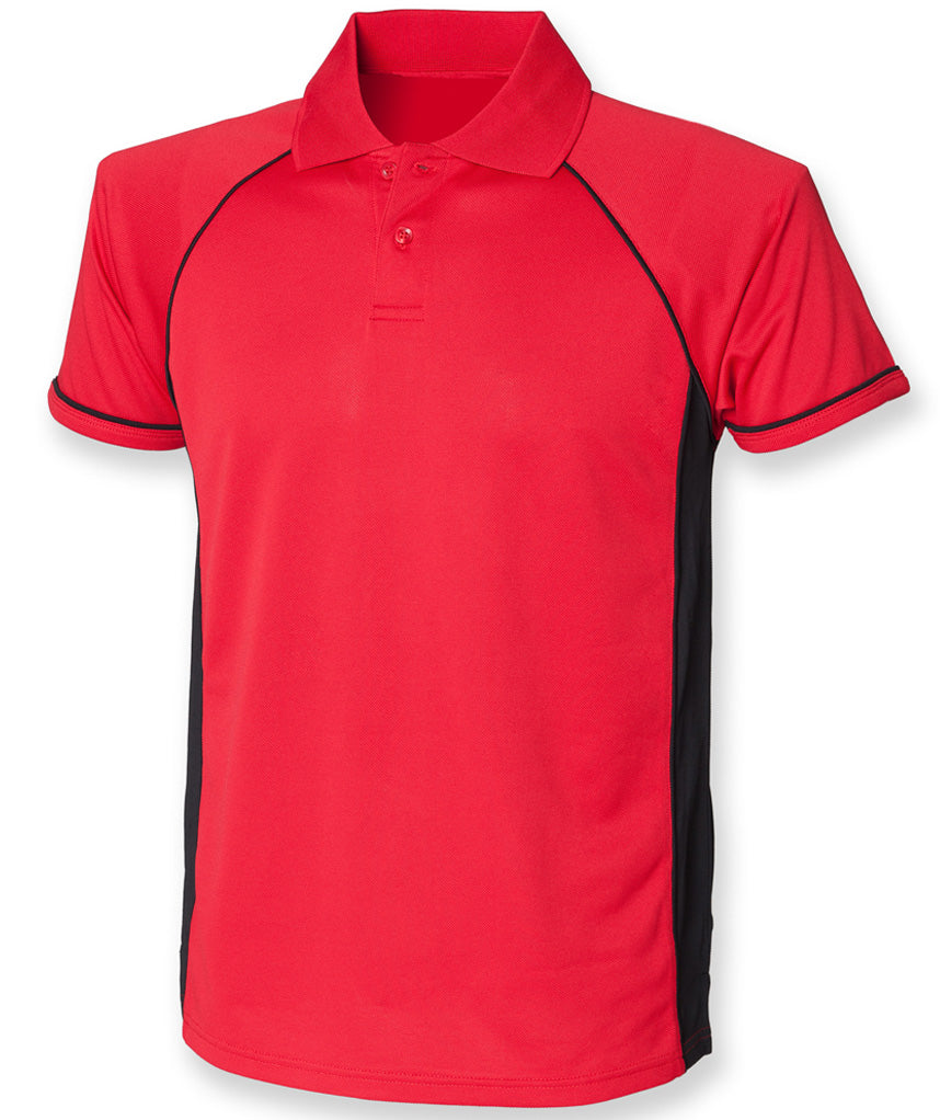 Finden + Hales Performance Panel Polo Shirt