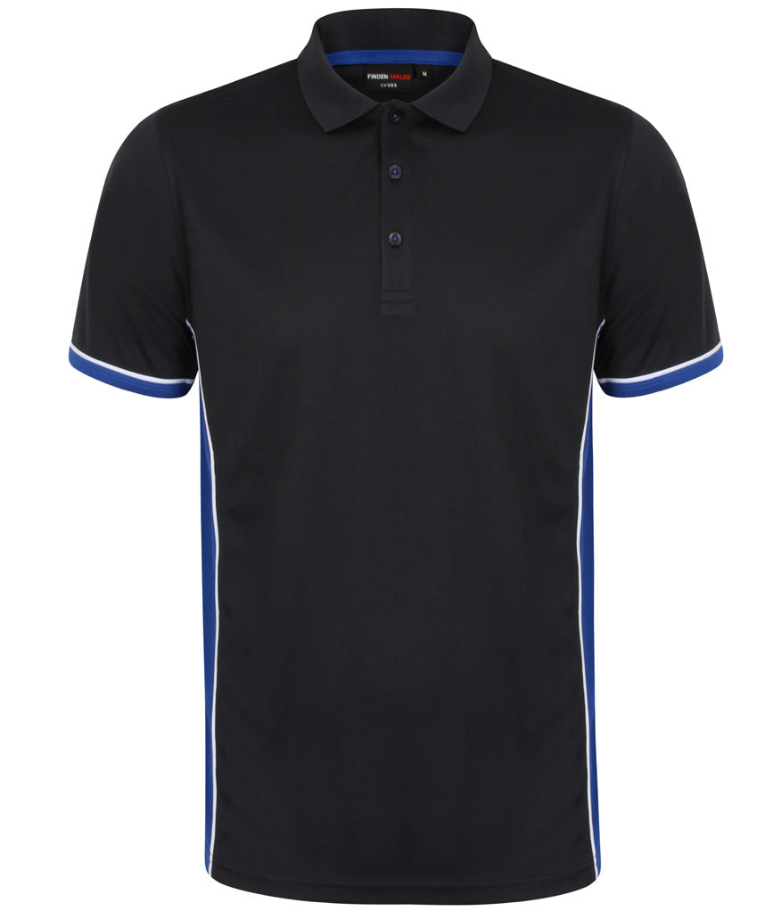 Finden + Hales Contrast Panel Polo Shirt