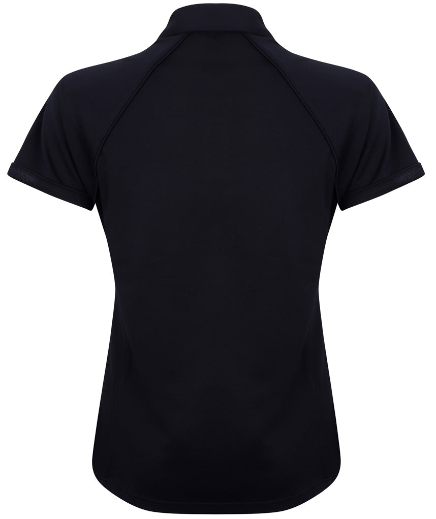 Finden + Hales Ladies Performance Piped Polo Shirt