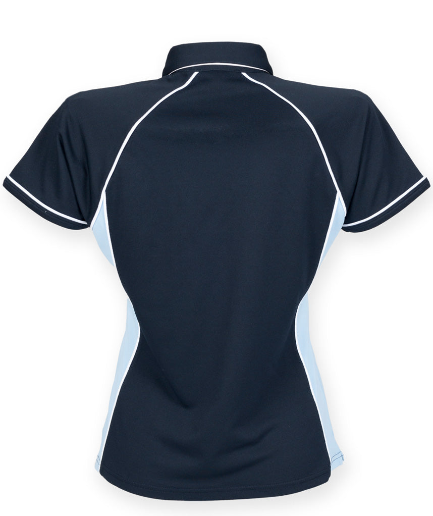 Finden + Hales Ladies Performance Piped Polo Shirt