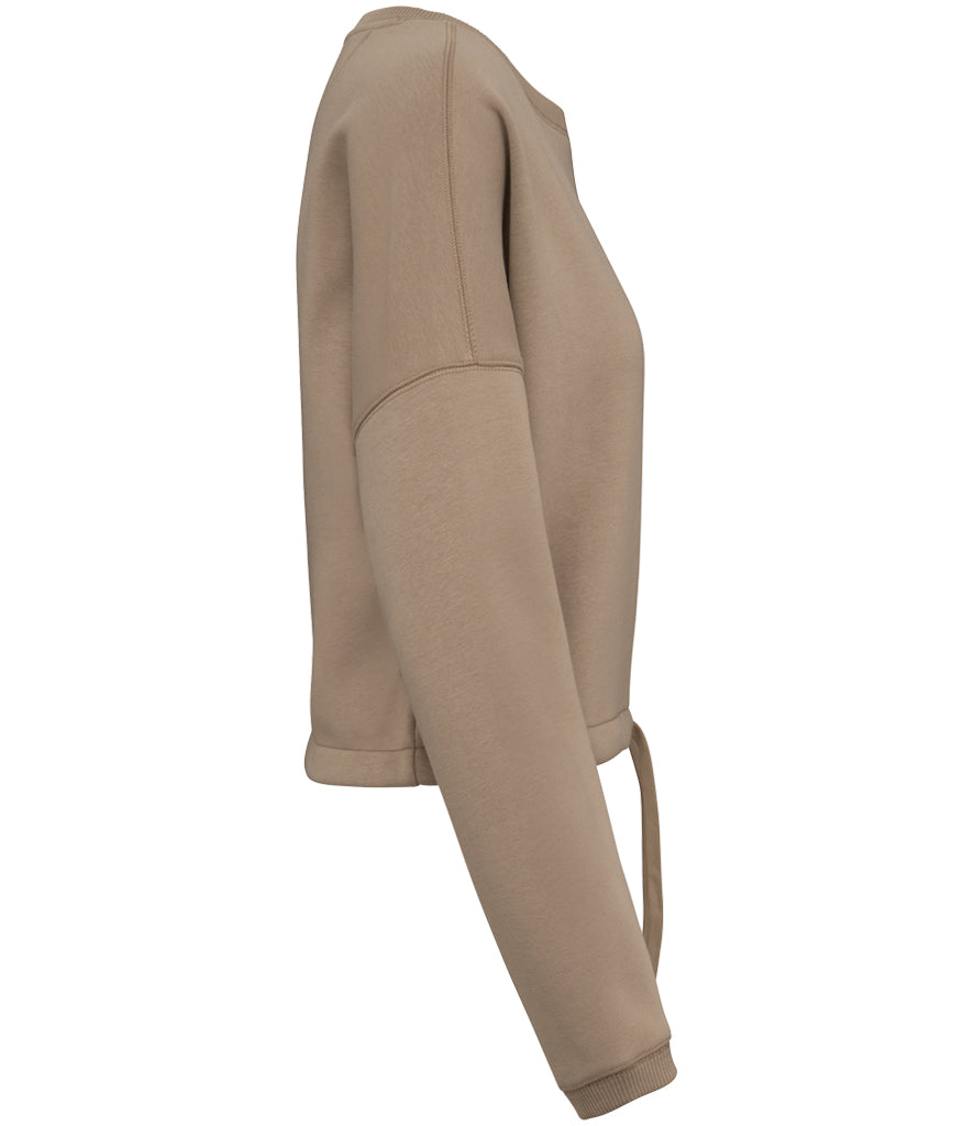 Native Spirit Ladies Oversized Cropped Sweatshirt