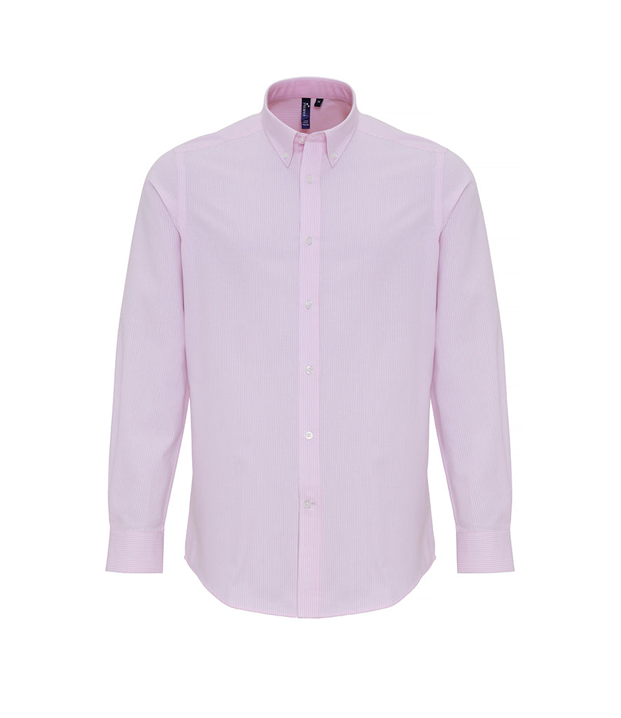 Premier Long Sleeve Striped Oxford Shirt
