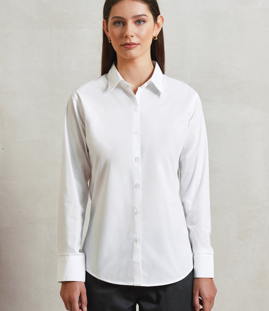 Premier Ladies Supreme Long Sleeve Poplin Shirt