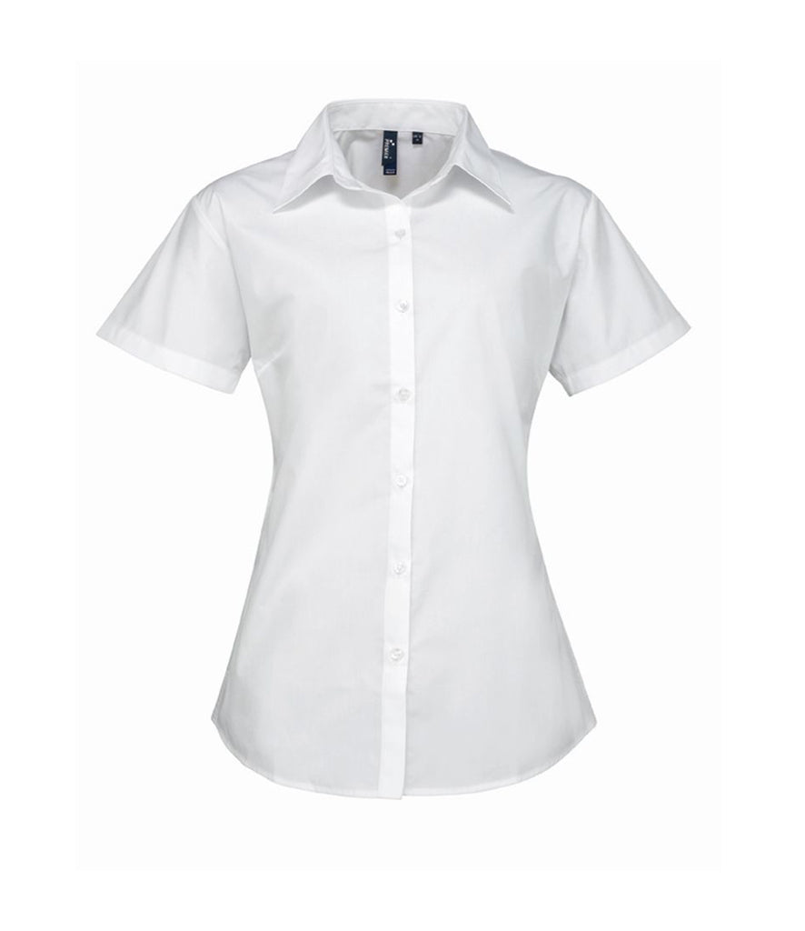 Premier Ladies Supreme Short Sleeve Poplin Shirt