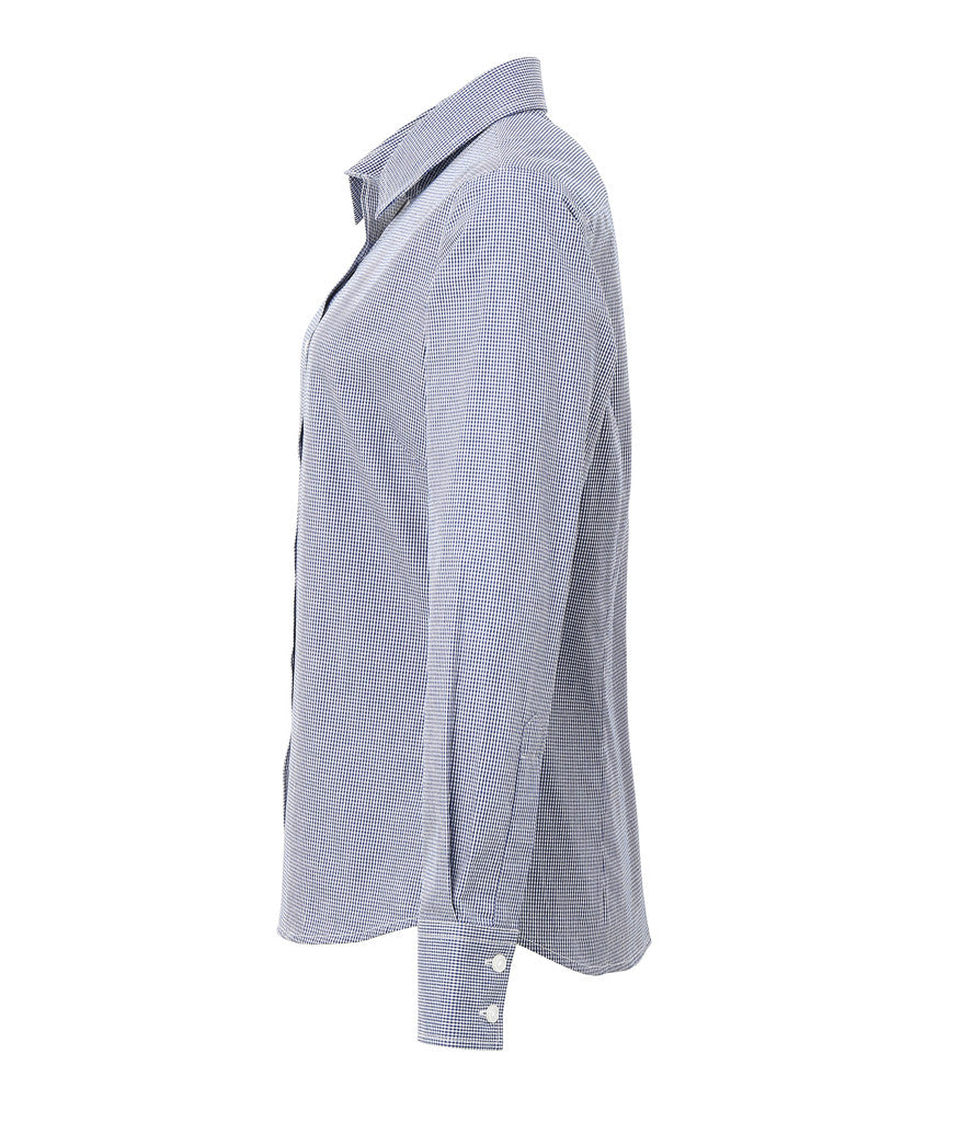 Premier Ladies Gingham Long Sleeve Shirt