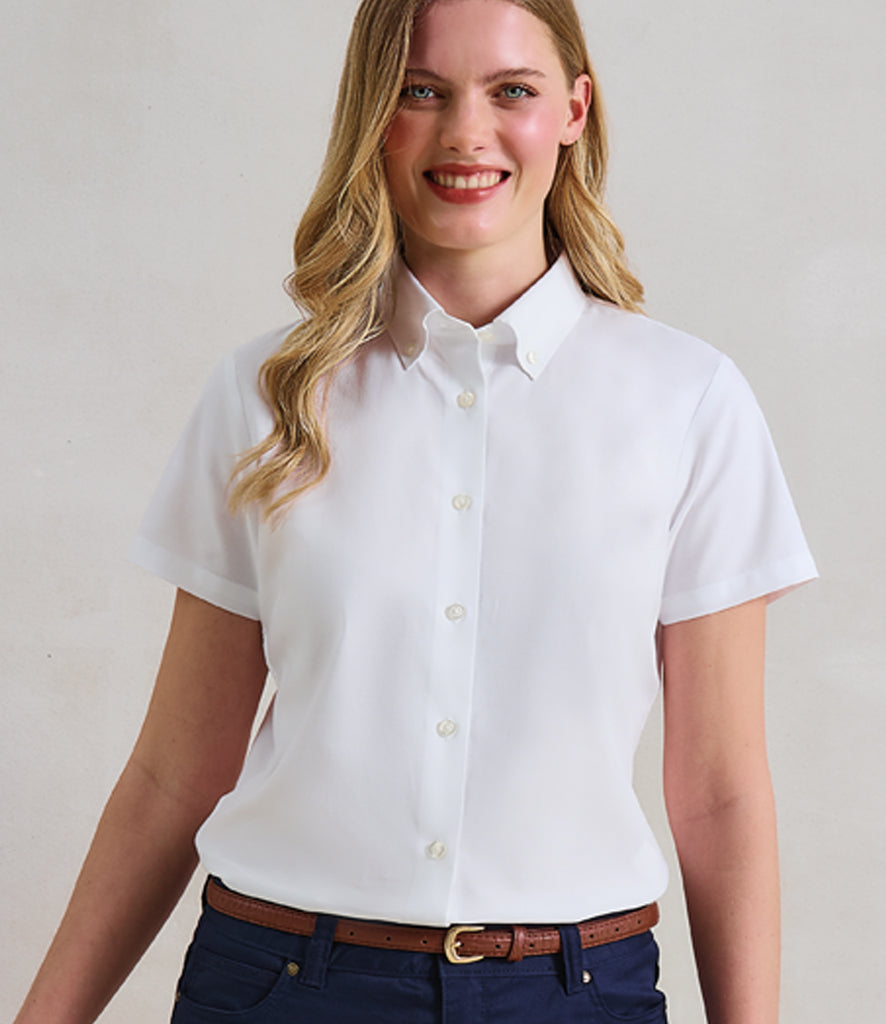 Premier Ladies Supreme Short Sleeve Oxford Shirt