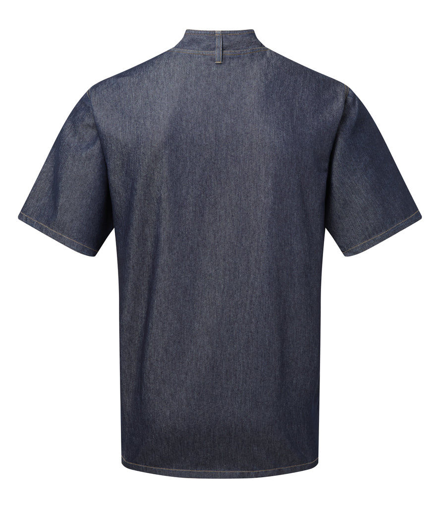 Premier Short Sleeve Zipped Chef's Jacket