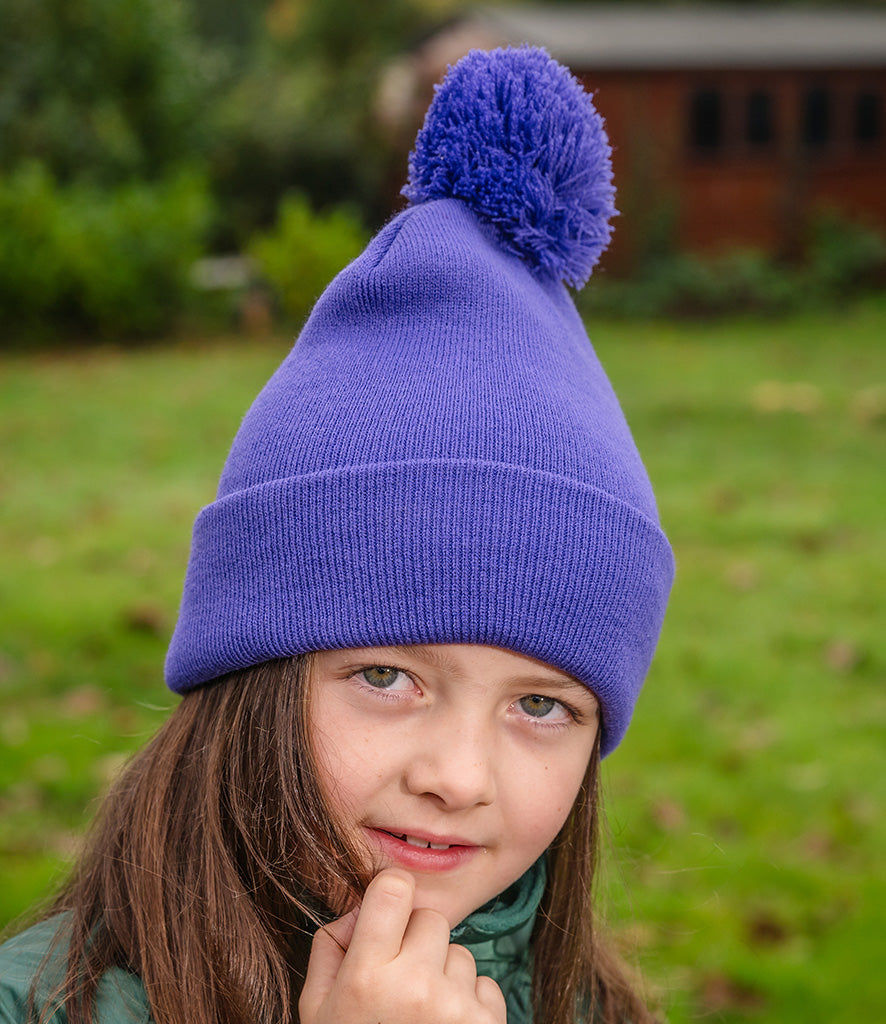 Result Core Kids Pom Pom Beanie