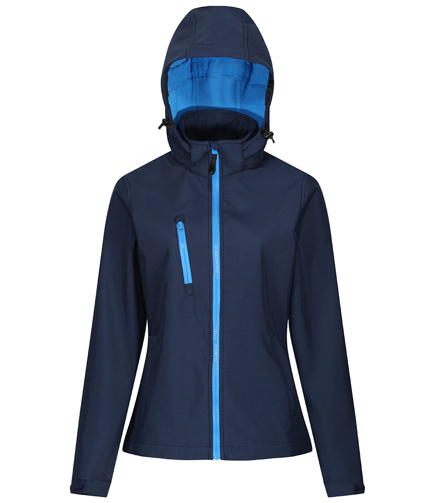 Regatta Ladies Venturer Three Layer Hooded Soft Shell Jacket