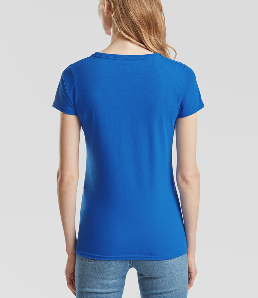 Fruit of the Loom Lady Fit Value V Neck T-Shirt