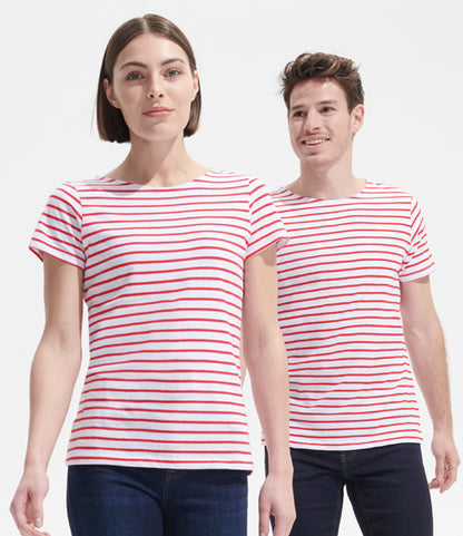 SOL'S Ladies Miles Striped T-Shirt