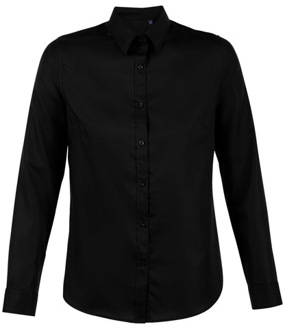 NEOBLU Ladies Blaise Long Sleeve Shirt | Deep Black