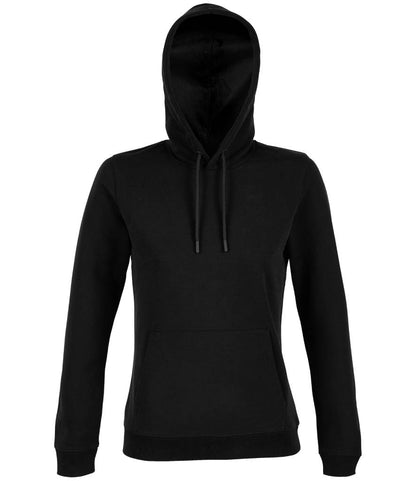 NEOBLU Ladies Nicholas French Terry Hoodie | Deep Black