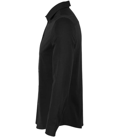 NEOBLU Balthazar Jersey Long Sleeve Shirt | Deep Black