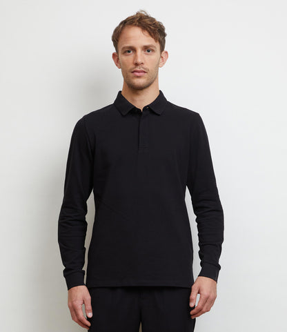 NEOBLU Owen Long Sleeve Piqué Polo Shirt