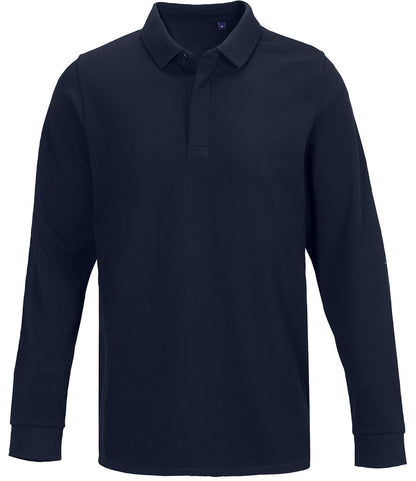 NEOBLU Owen Long Sleeve Piqué Polo Shirt