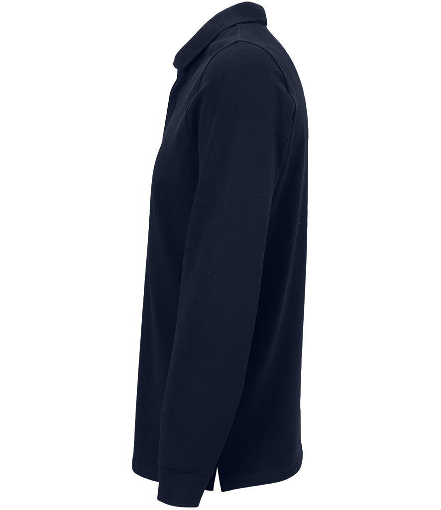 NEOBLU Owen Long Sleeve Piqué Polo Shirt