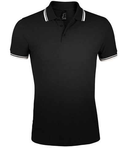 SOL'S Pasadena Tipped Cotton Piqué Polo Shirt