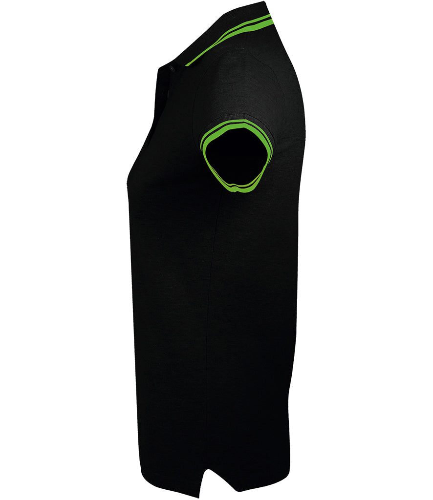 SOL'S Ladies Pasadena Tipped Cotton PiquÃ© Polo Shirt