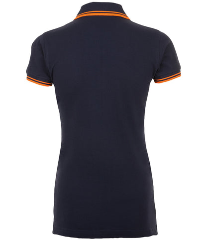 SOL'S Ladies Pasadena Tipped Cotton Piqué Polo Shirt